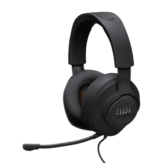 JBL Quantum 100M2 - Black - Wired over-ear gaming headset with detachable mic and mute option - Detailshot 3